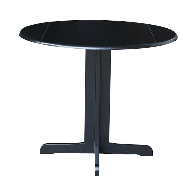 Dual Drop Leaf 36-inch Round Dining Table