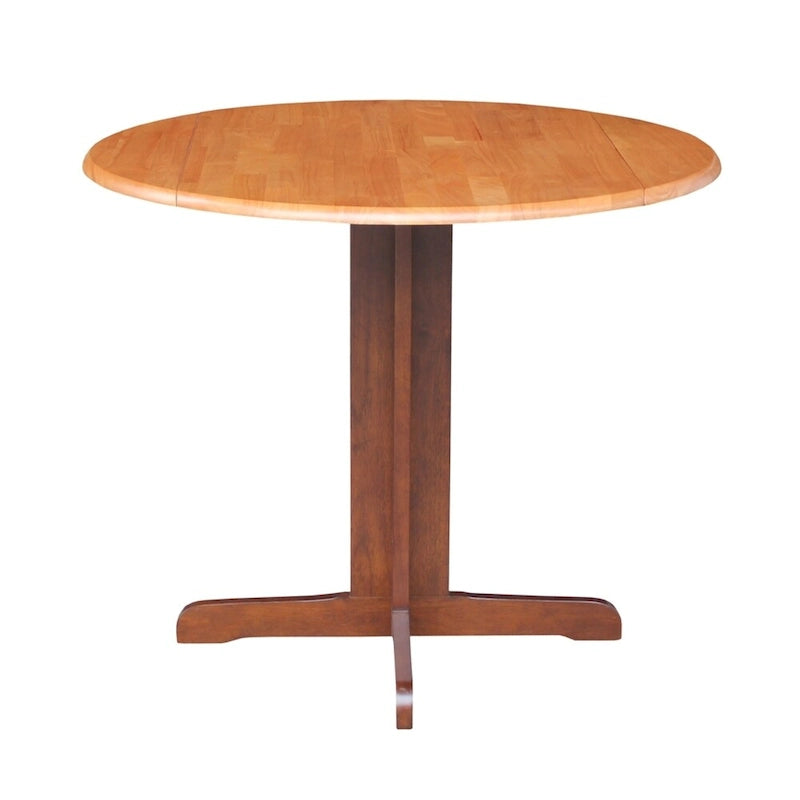 Dual Drop Leaf 36-inch Round Dining Table
